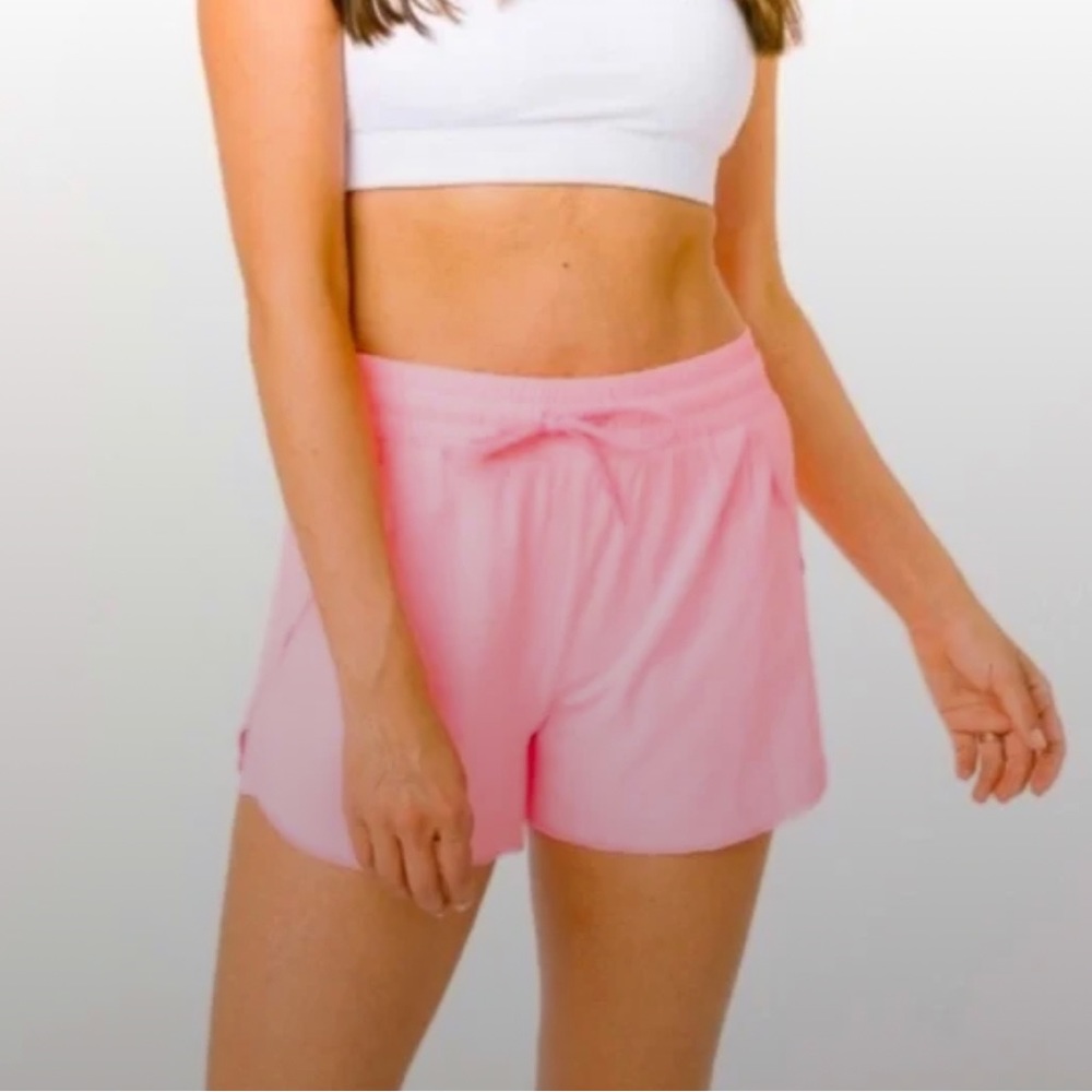 NWBT Zyia Pink Flow Shorts - Picture 2 of 3